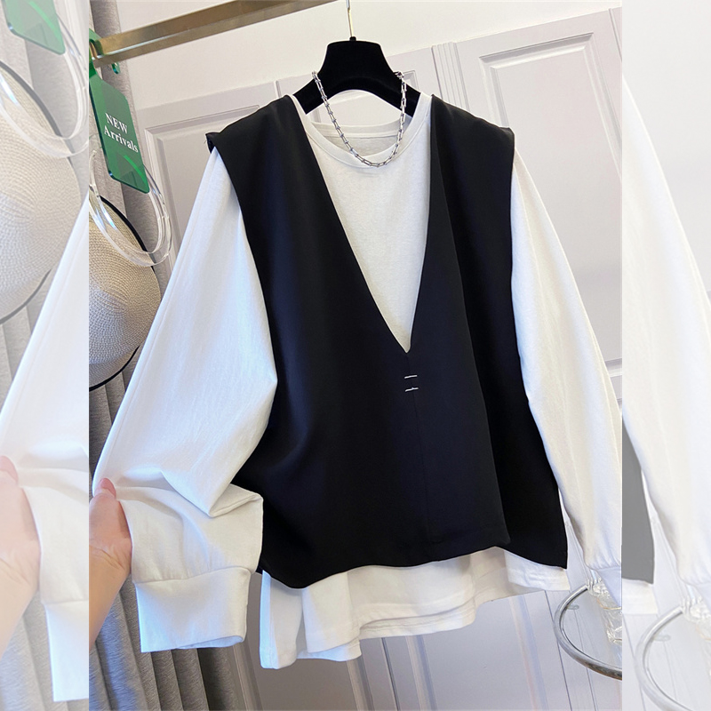 Women Fashion Designers - SuperAen 봄 신상품 여성용 오버사이즈 풀오버