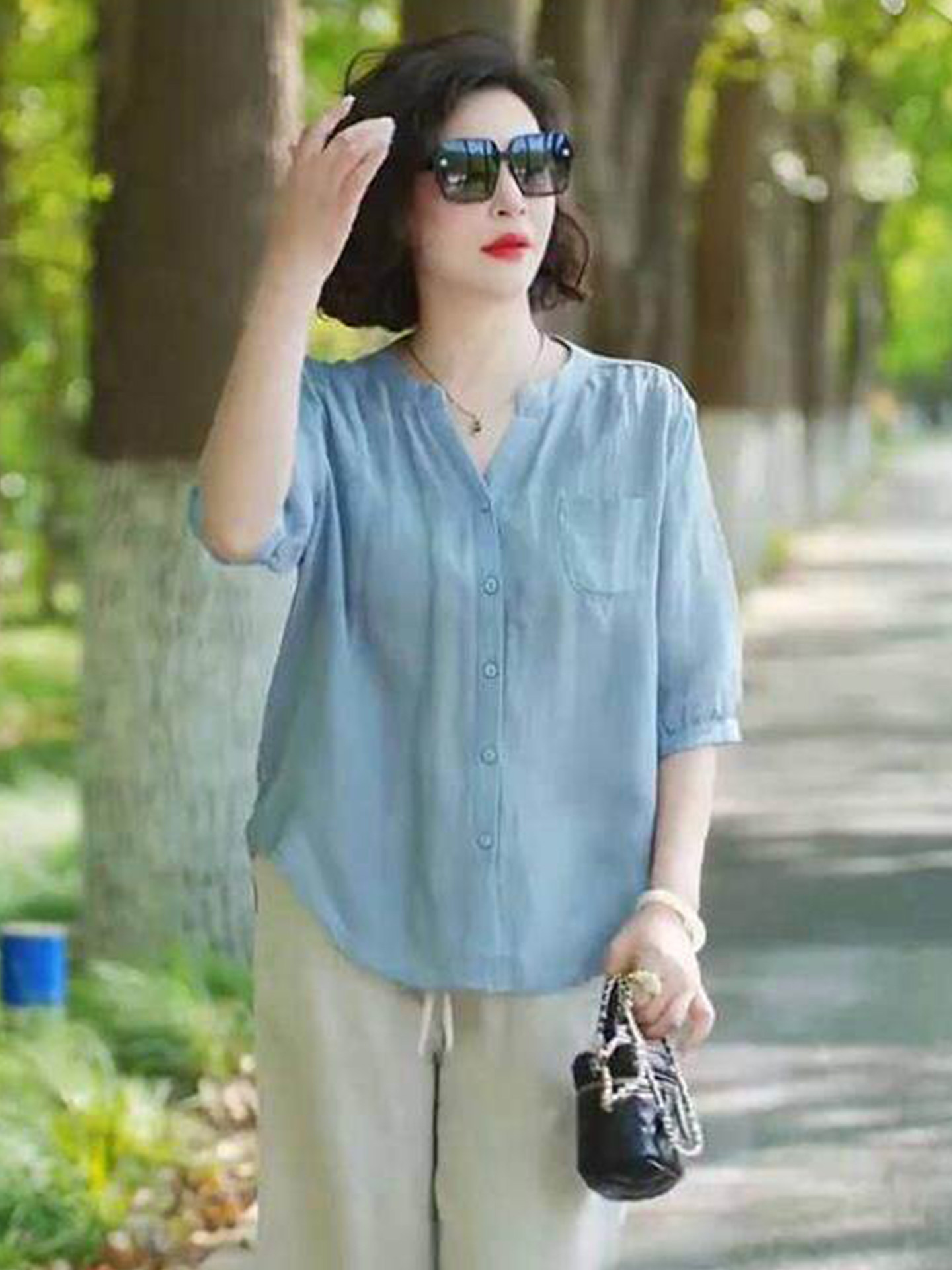 Women'S Young Fashion - 2026년 여름 신상 고급 캐주얼 루즈핏