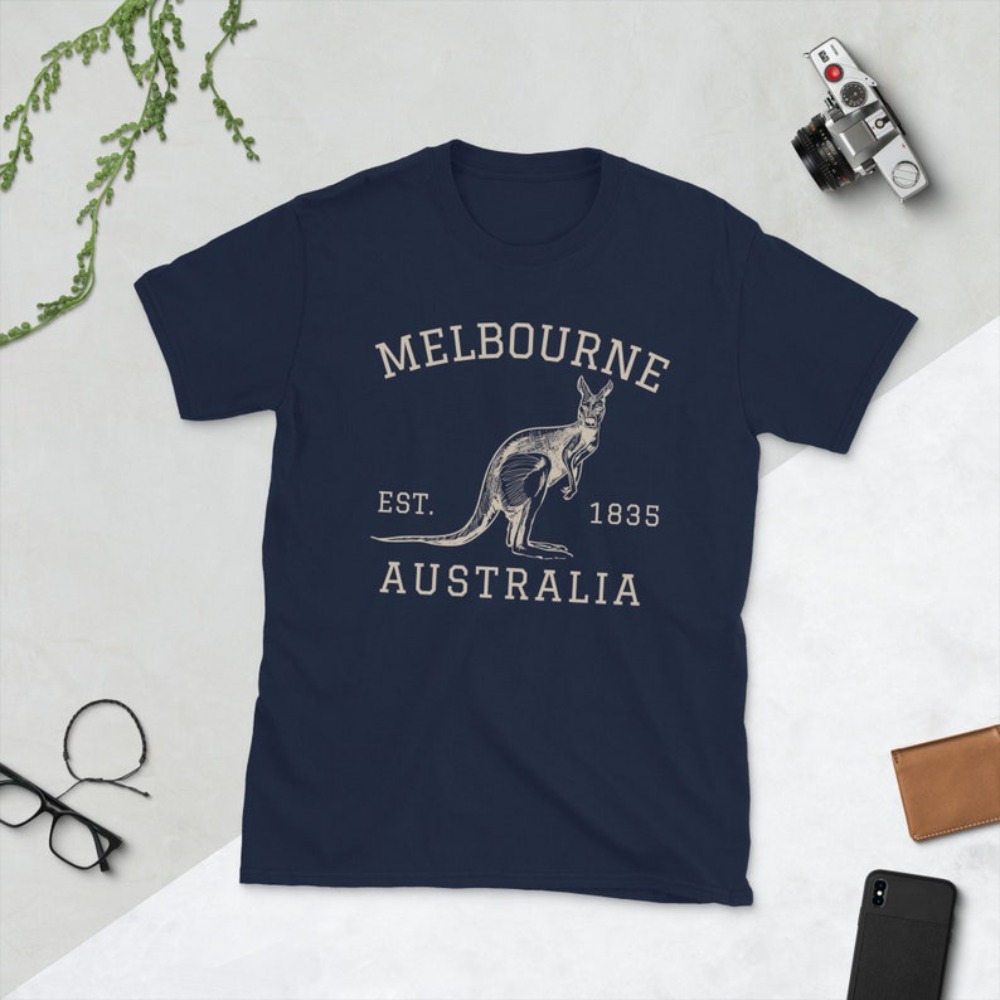 Women'S Fashion Melbourne - 멜버른 호주 티셔츠 호주 캥거루 셔츠