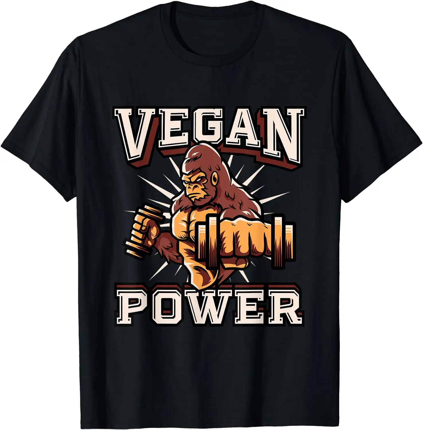 Vegan Power 채식주의자 및 채식주의 운동 티셔 - Women'S Fashion Magazines 리뷰 및 가격