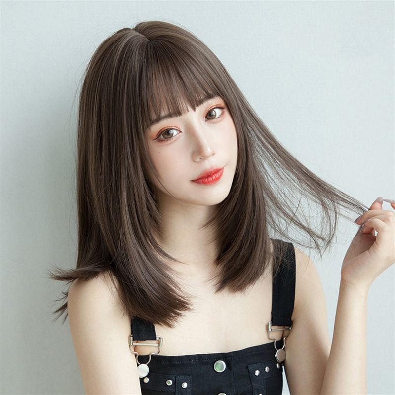 한국 스타일 헤어 익스텐션 합성 패션 젊은 여성 가발  - Women'S Young Fashion 리뷰 및 가격