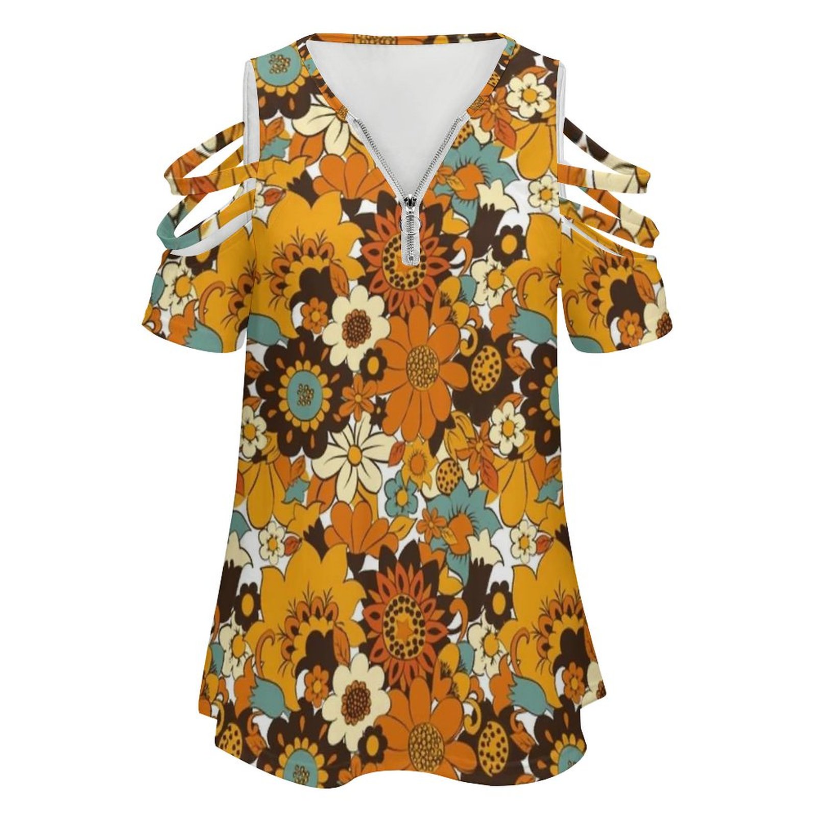 70S 60S 레트로 플라워 파워, 플로랄 패턴 여성  - Women'S Fashion In The 60S 리뷰 및 가격